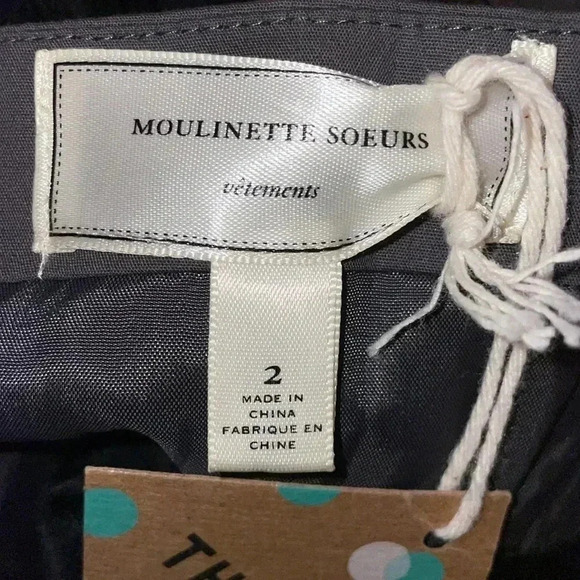 Anthropology Black/Gray Lace Dress- 2 - Picture 9 of 10